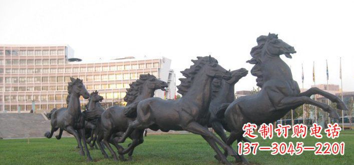 达州群马公园动物铜雕,让艺术描绘你的故事