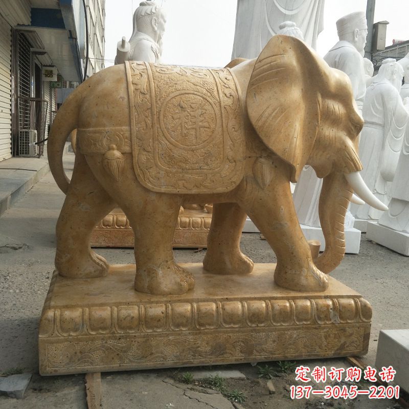 达州中领雕塑定制精美大象雕塑