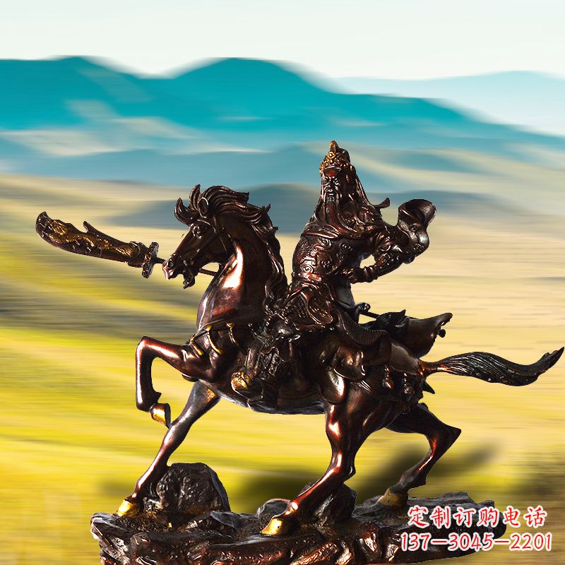 达州中领雕塑:关公铜雕,永不褪色的传奇