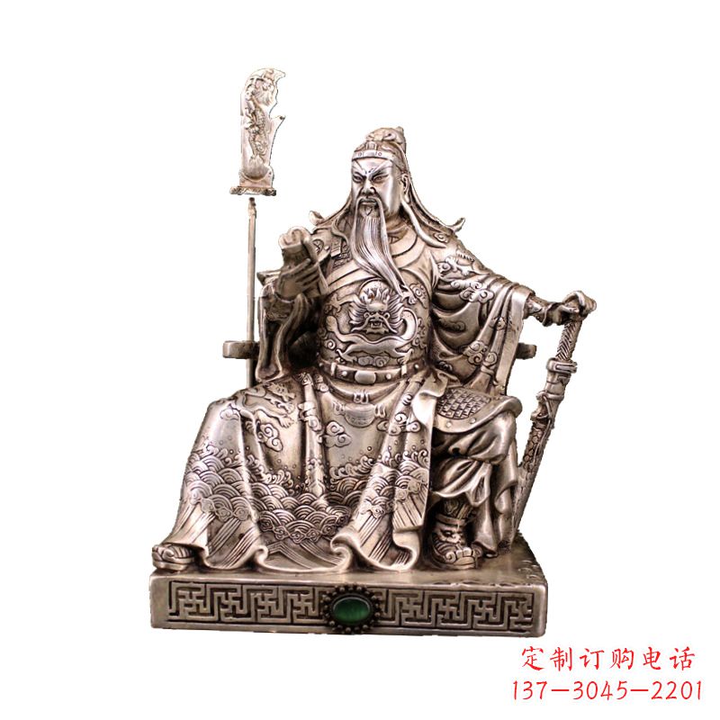 达州体现英雄风范的关公雕塑