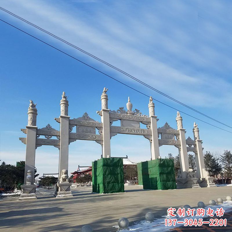 达州三间四柱五门石牌坊