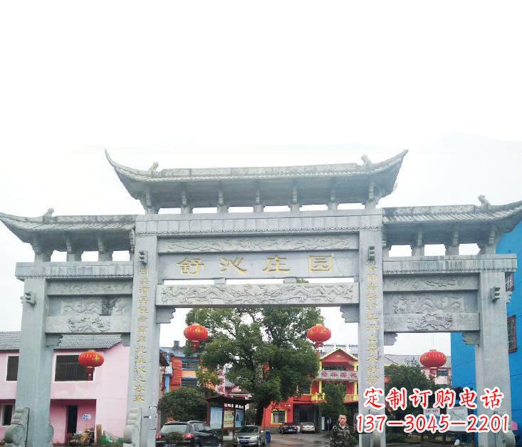 达州石牌坊雕塑——见证时刻的美好记忆