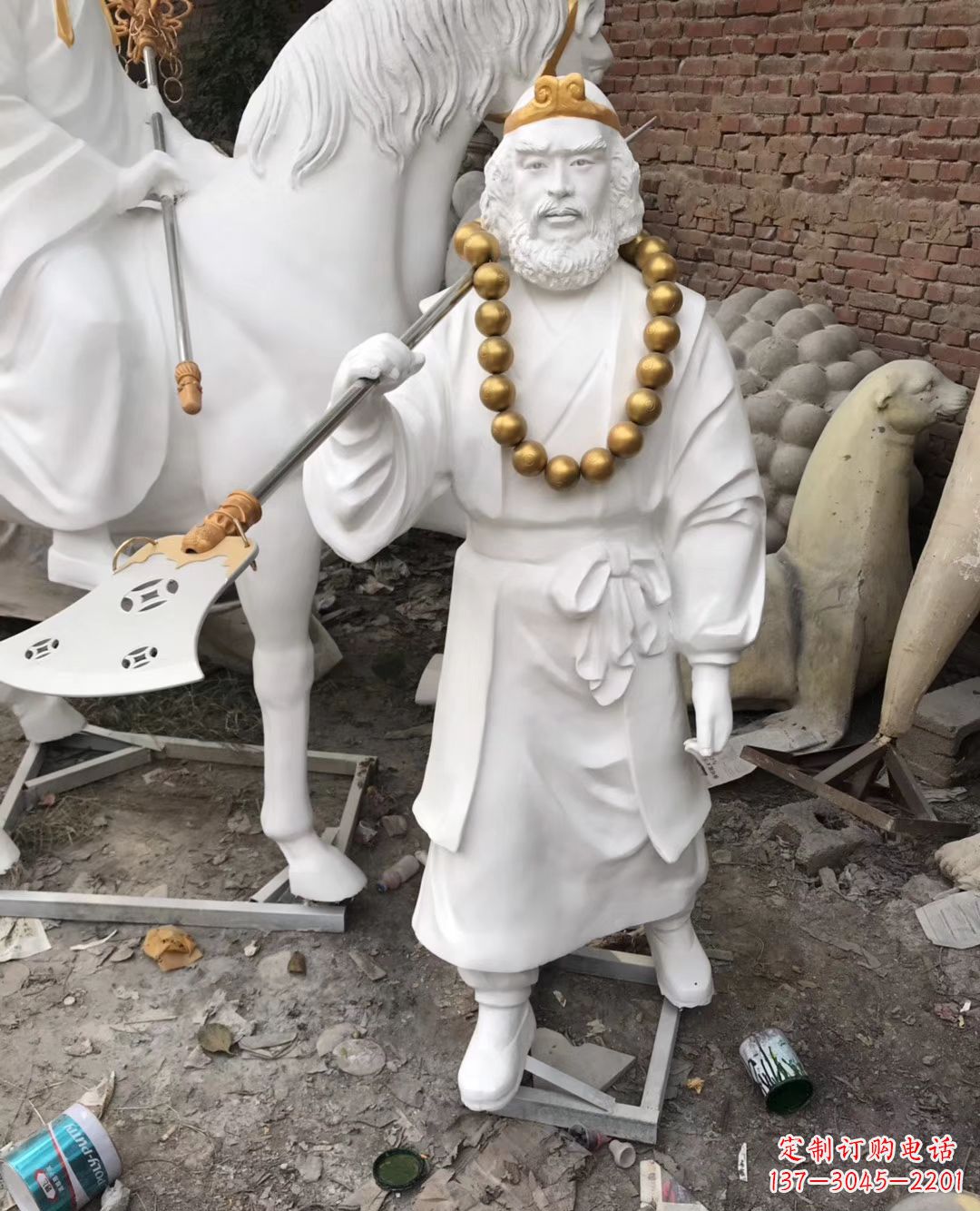 达州沙和尚人物石雕,精美而有灵气