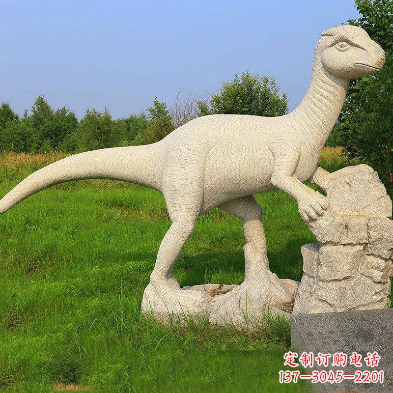 达州雕刻恐龙的砂岩艺术
