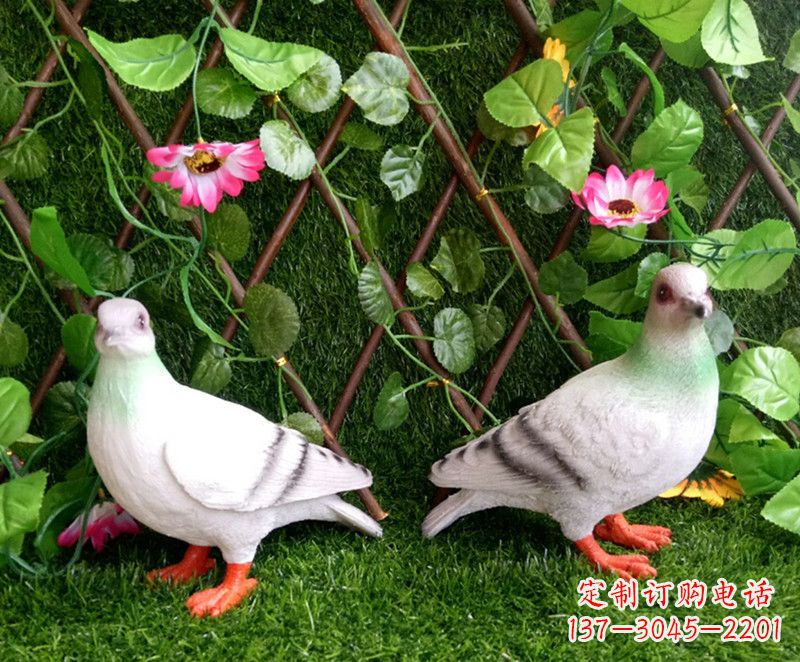 达州传递和平的鸽子雕塑
