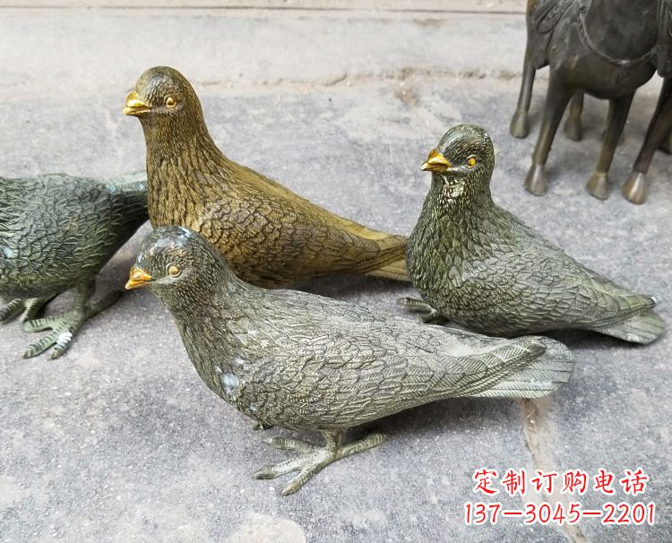 达州中领雕塑:少女与和平鸽的象征