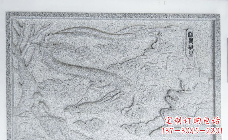 达州大理石龙雕塑,神有其形
