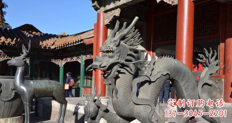 达州中领雕塑厂家的青铜神龙雕塑,以神龙作为主…