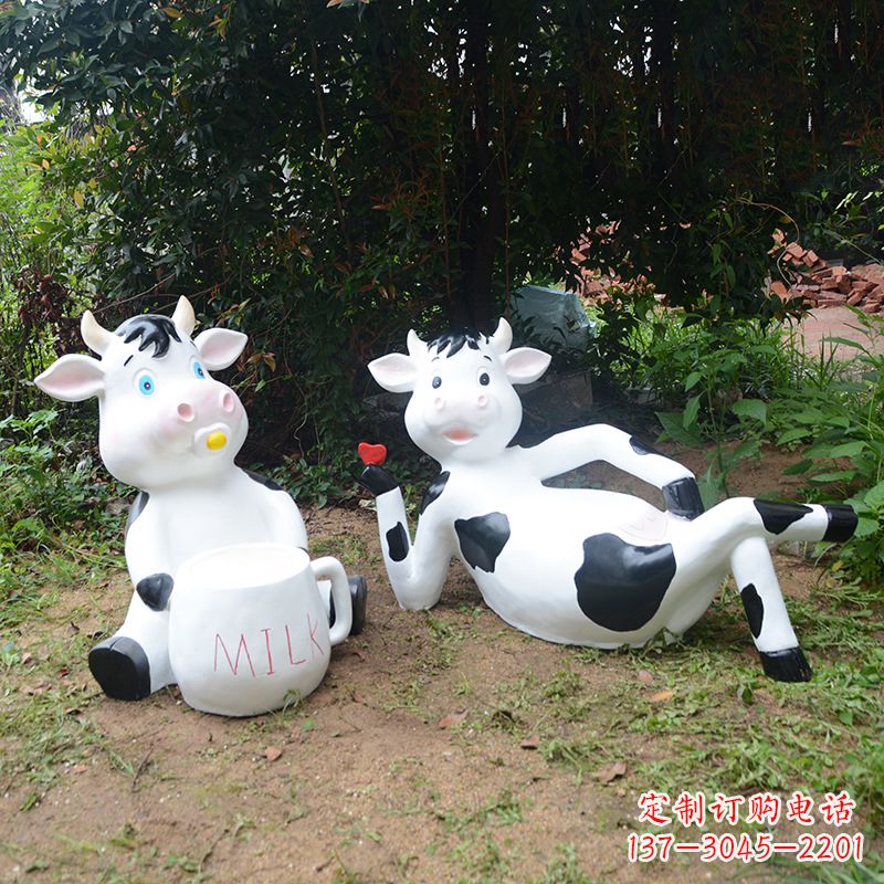 达州中领雕塑出品:生肖牛卡通雕塑
