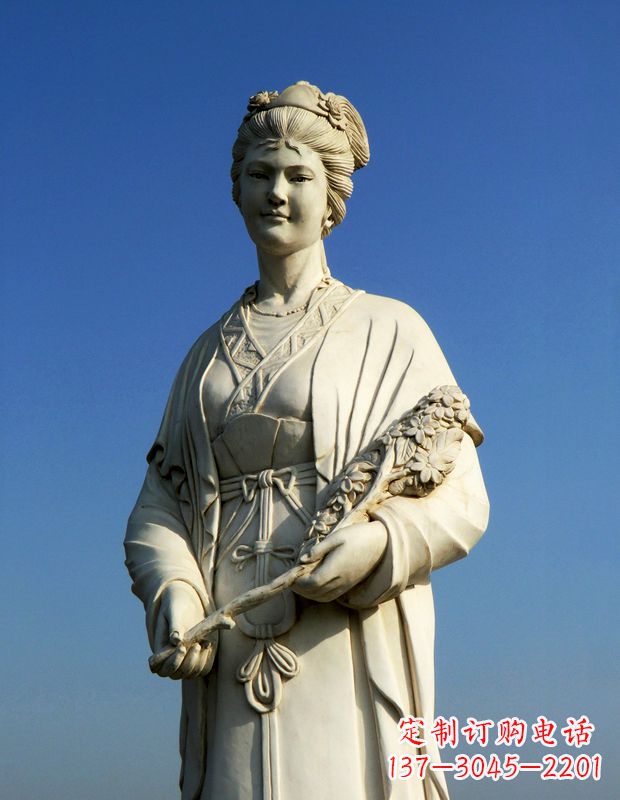达州领雕塑:精致雕刻,体现经典美女雕像