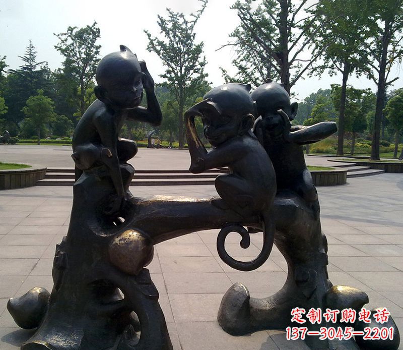达州十二生肖兽首铜雕