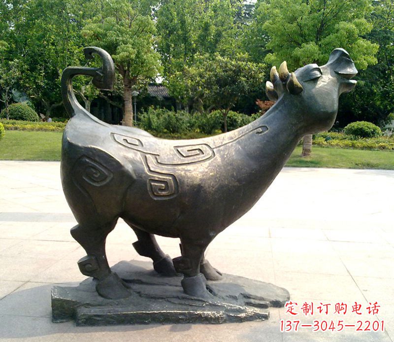 达州十二生肖铜雕塑,中领领先一步