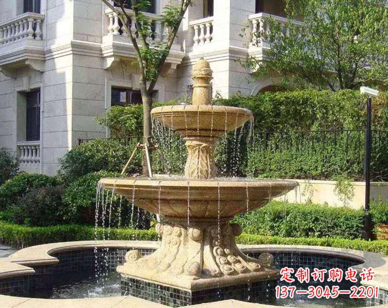 达州美轮美奂的喷泉雕塑