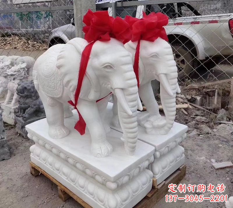 达州元宝驾驭的大象雕塑艺术
