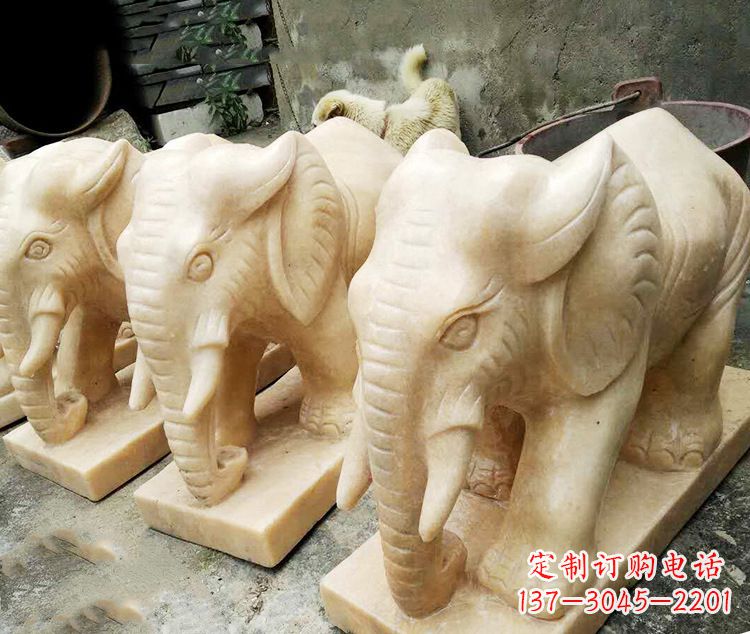 达州石雕大象喷水雕塑,令人惊叹的艺术之作