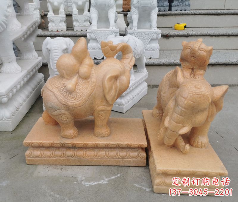 达州完美还原静谧大象雕塑