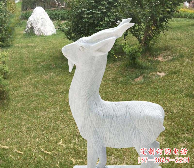 达州中领雕塑角度石雕动物羊雕塑