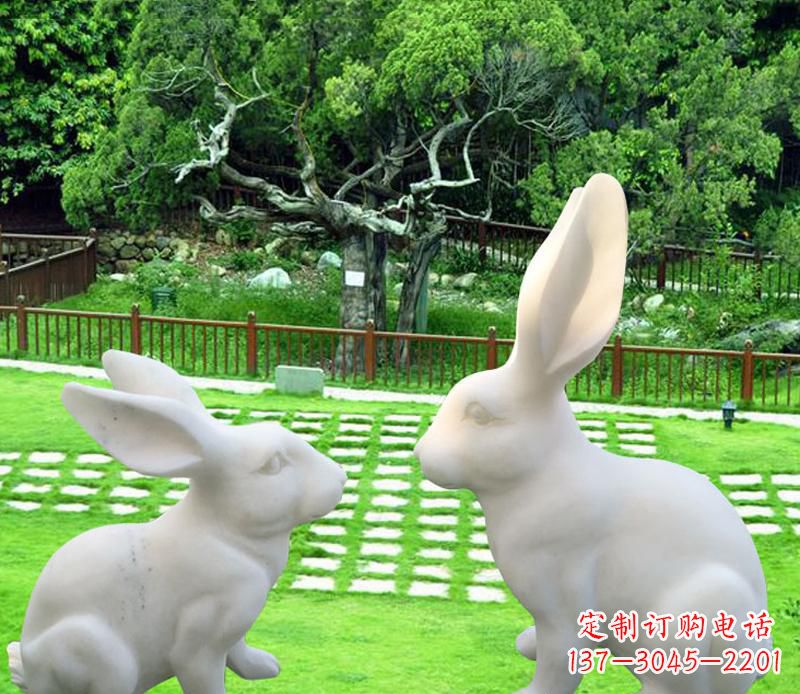 达州中领雕塑定制独特的兔子雕塑