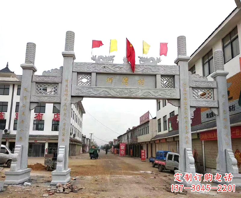 达州石雕简易牌坊