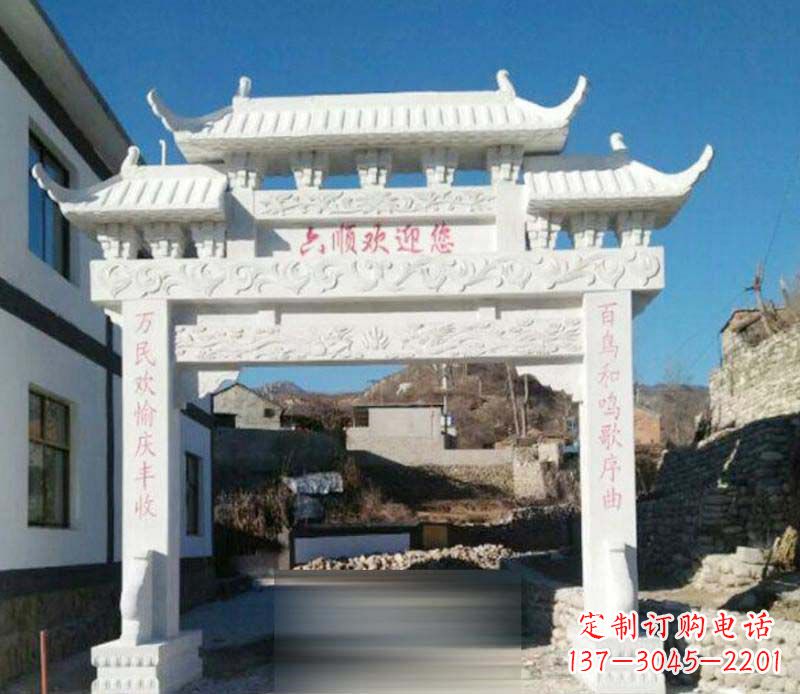 达州牌坊雕塑:为景观增添独特灵气