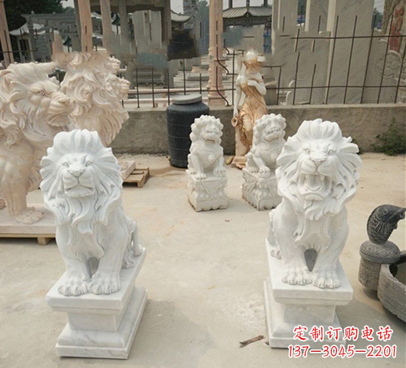 达州传承欧式历史的狮子雕塑