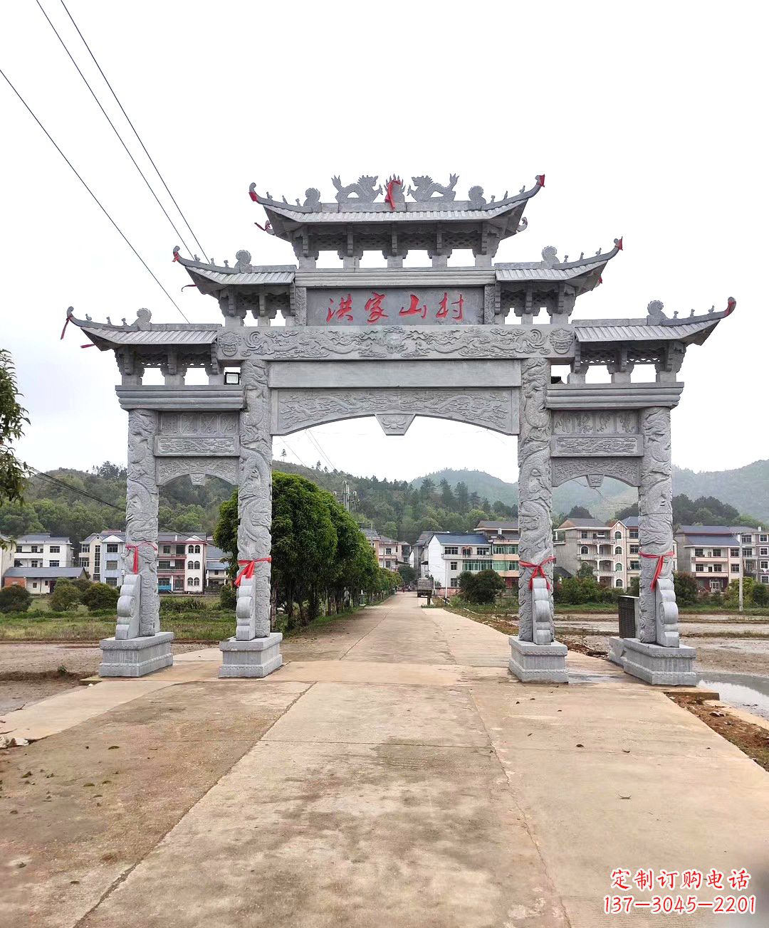 达州石雕牌坊雕刻