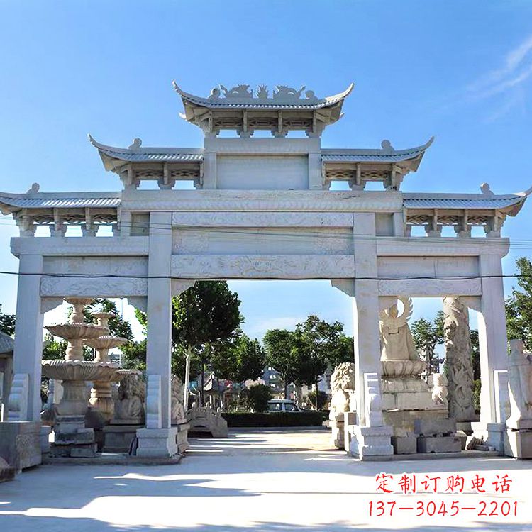 达州石雕牌坊永诚