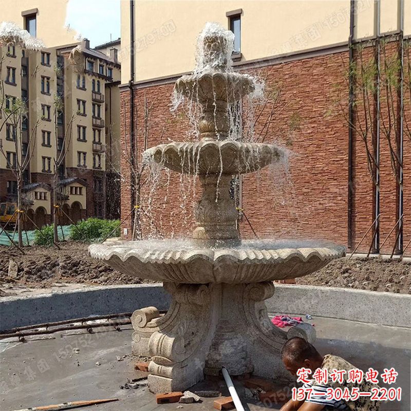 达州中领雕塑石喷泉雕塑