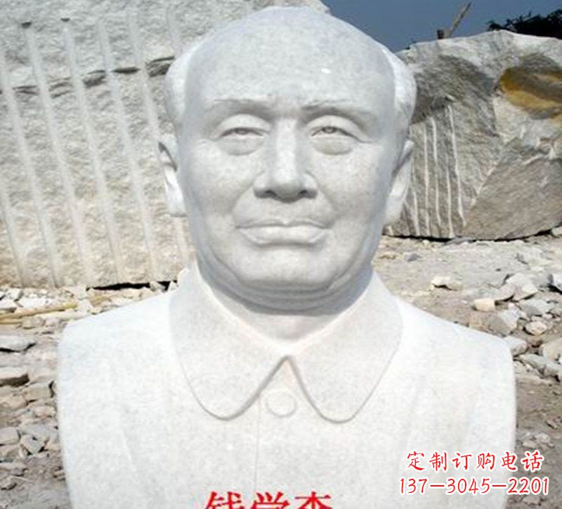 达州拥有雄浑气势的钱学森头像雕塑