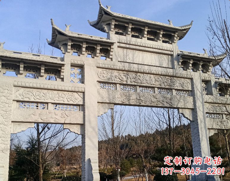 达州石雕乡村牌坊