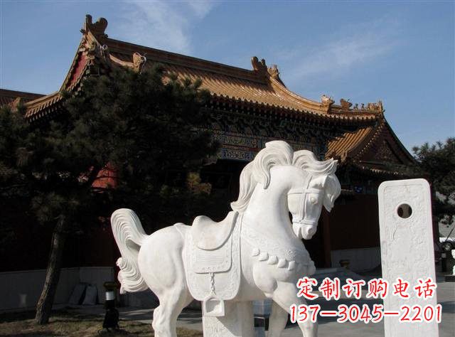 达州石雕小马