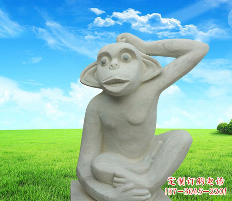 达州石雕小猴子