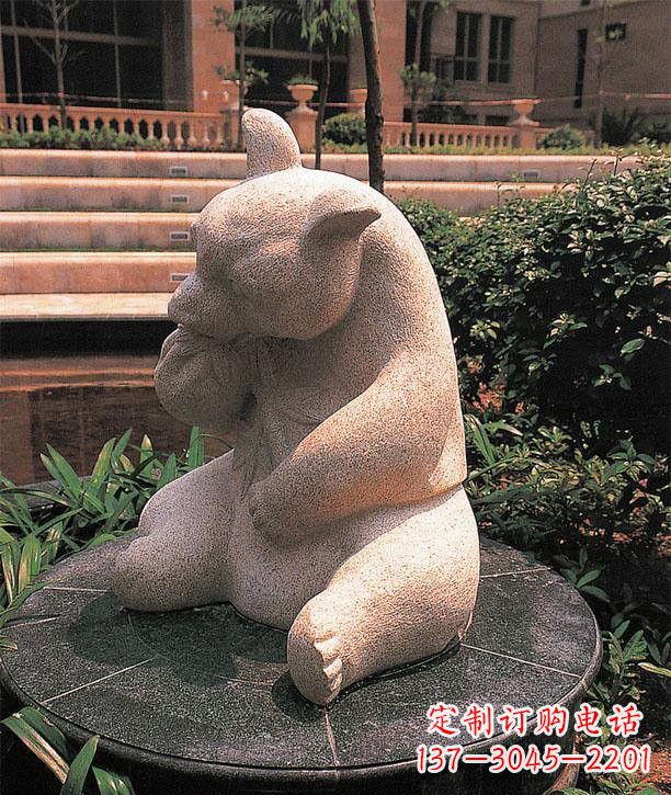 达州石雕熊猫