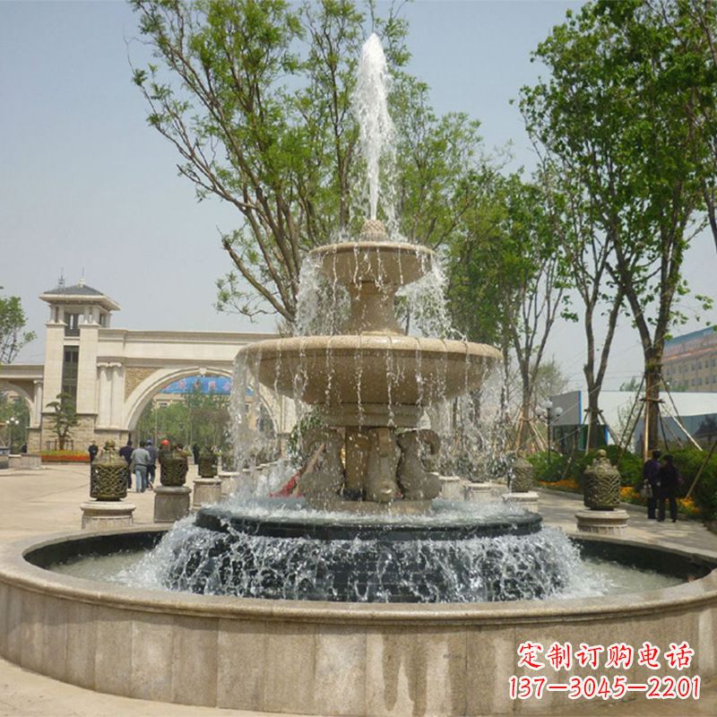 达州石雕音乐喷泉
