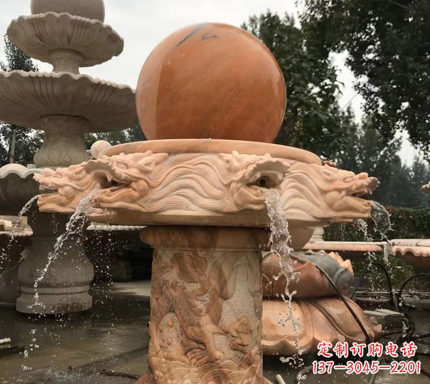 达州石雕自然流水喷泉