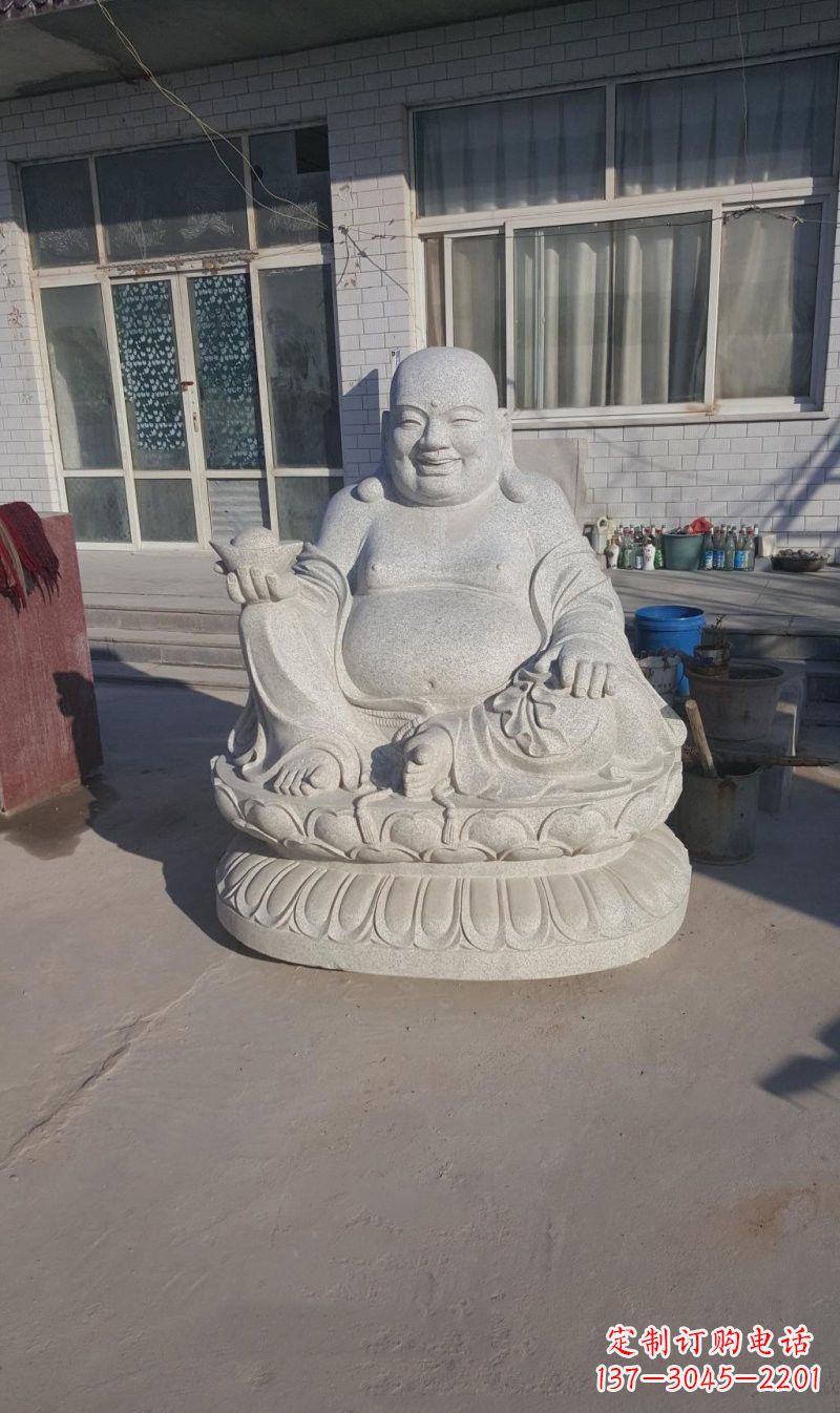 达州石雕坐式弥勒佛