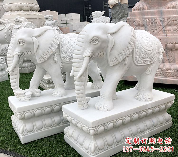 达州石浮雕大象
