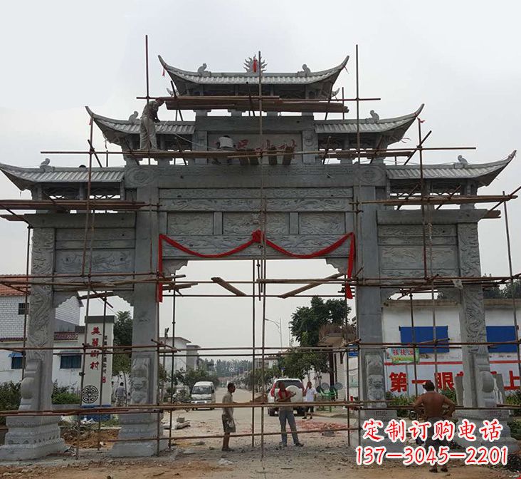 达州石牌坊雕塑