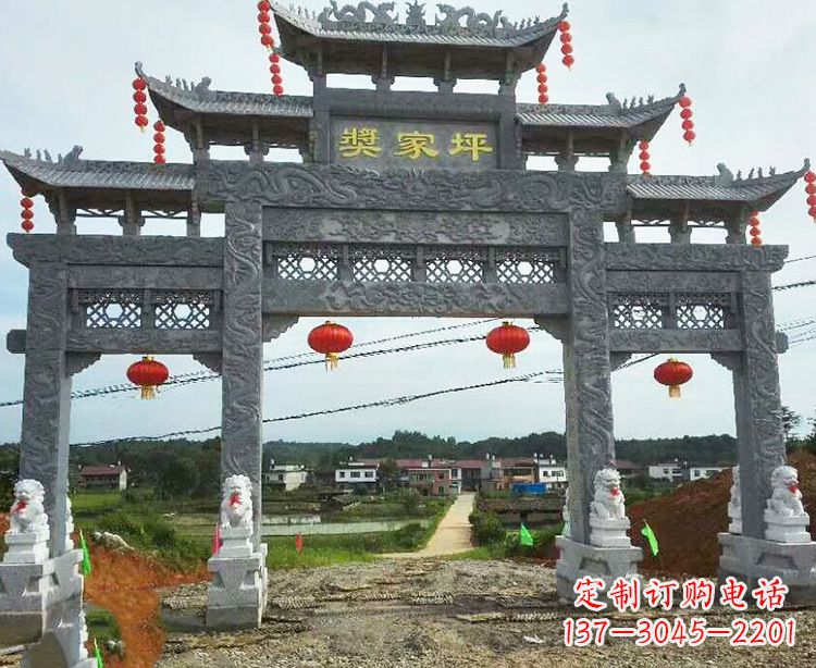 达州石牌坊石雕