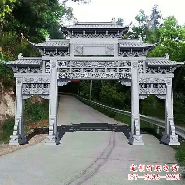 达州石牌楼青石牌坊