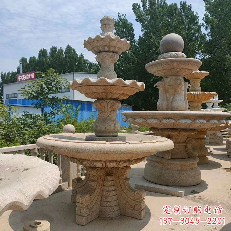 达州石喷泉 石雕刻
