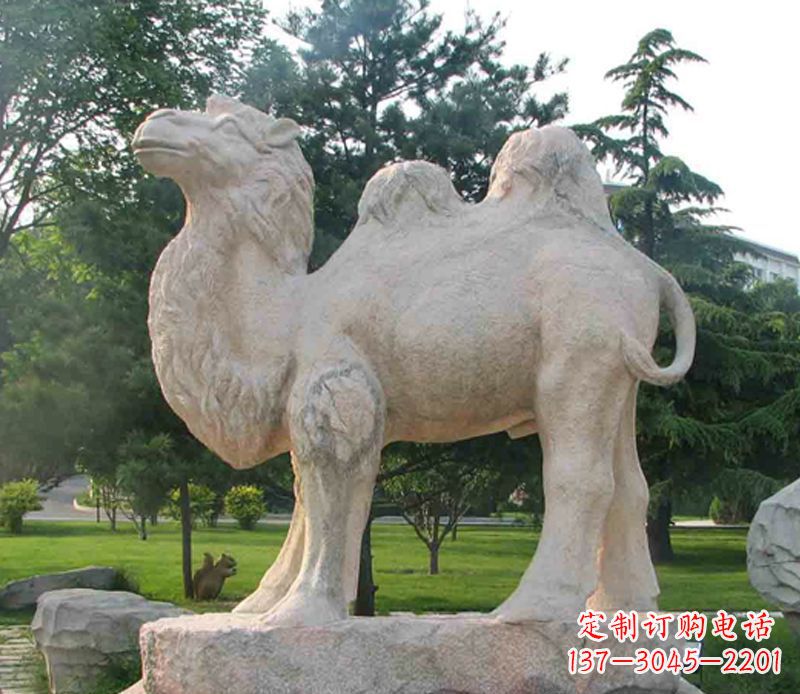 达州石头骆驼雕塑