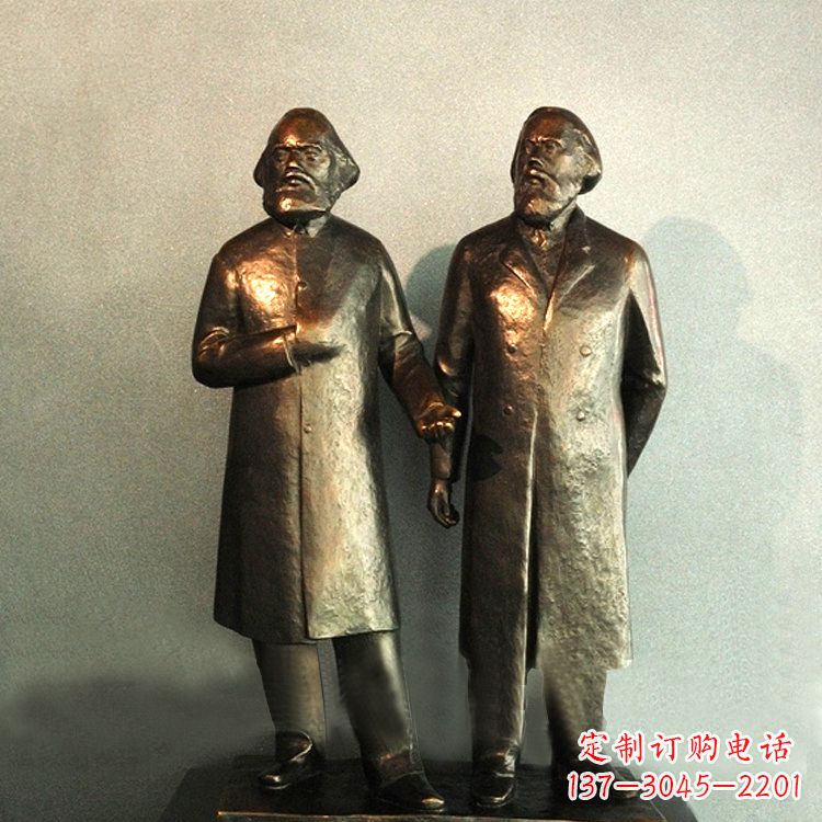 达州世纪伟人马克思和恩格斯雕塑