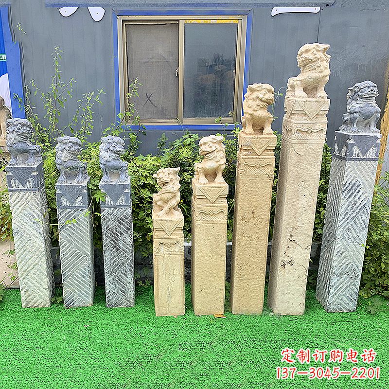 达州拴马桩狮子