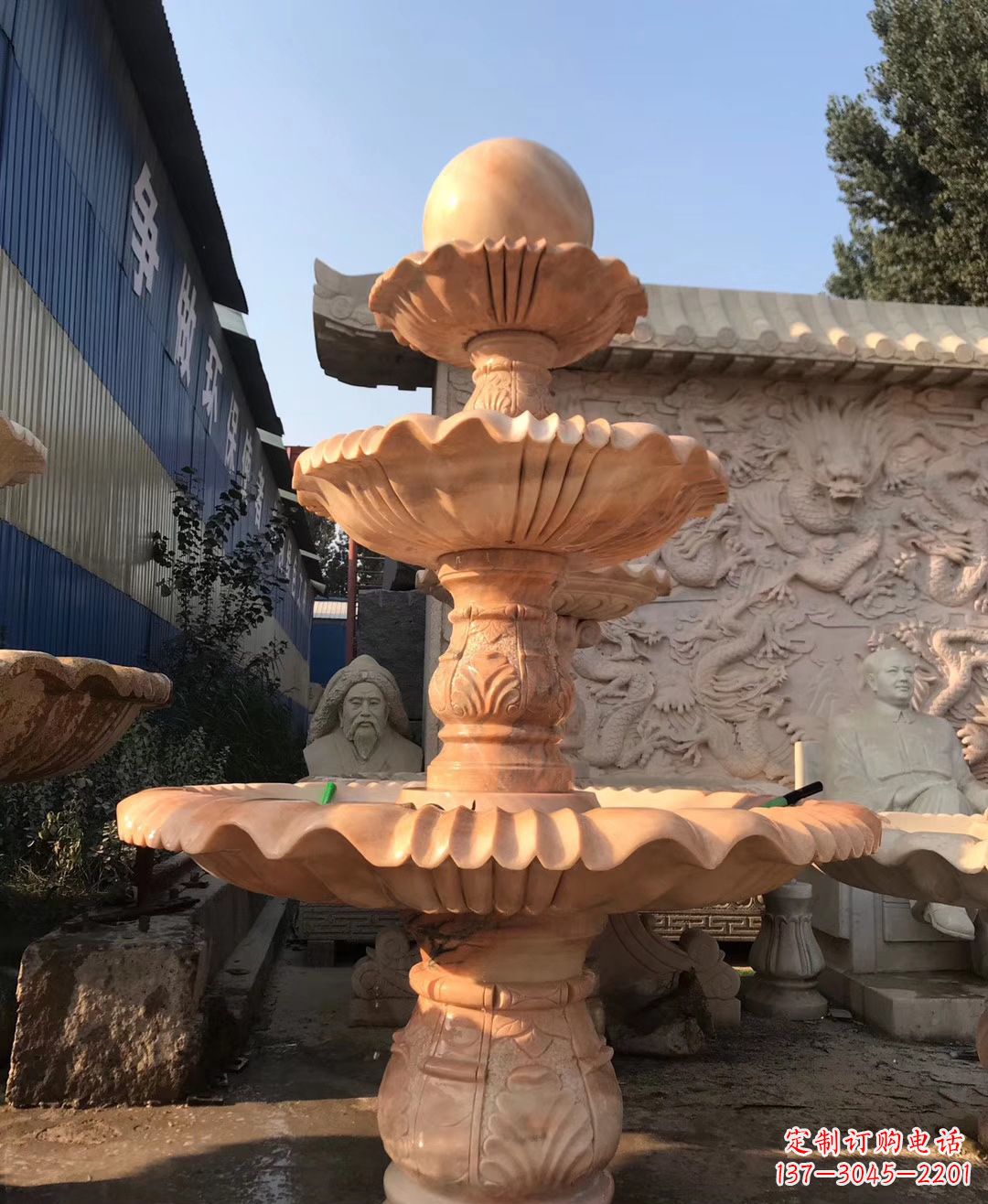 达州水池风水球
