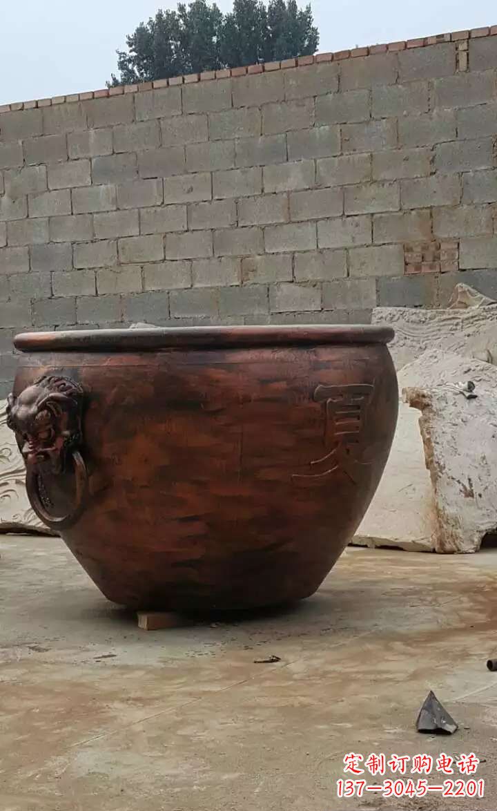 达州水缸铜雕