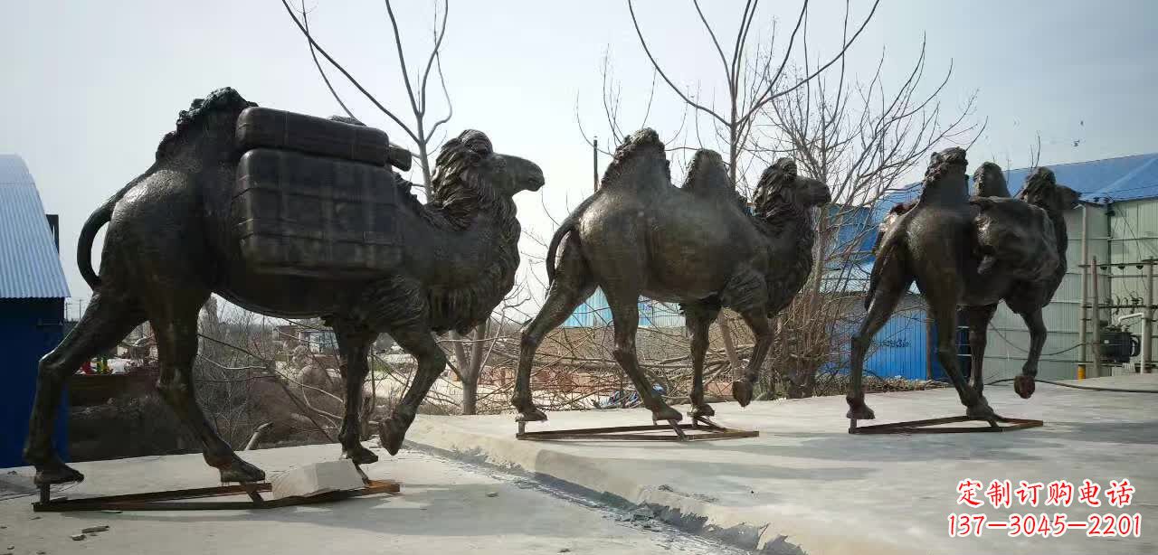 达州丝绸之路铜骆驼雕塑