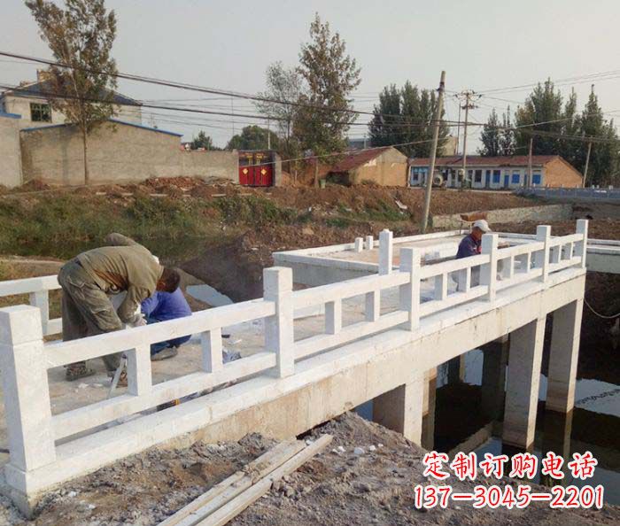 达州寺庙景观汉白玉栏板石雕