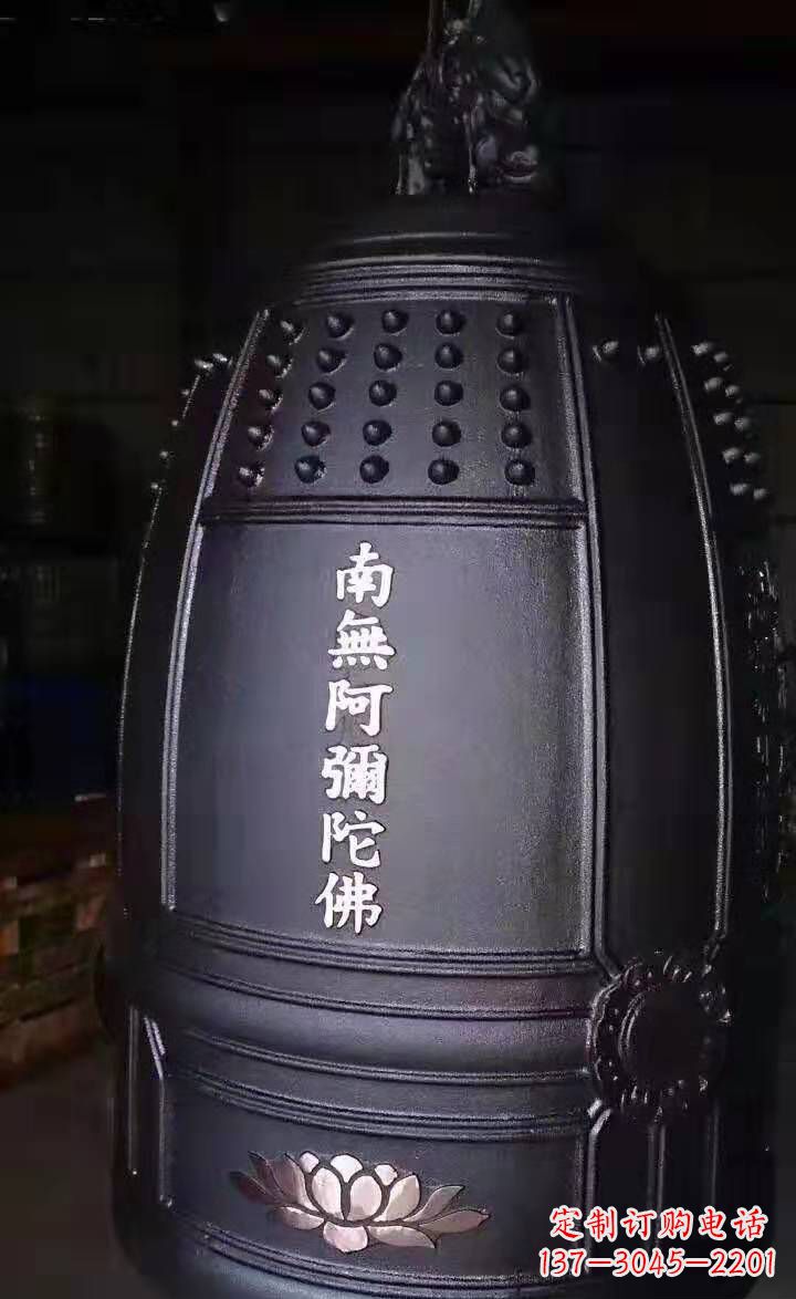 达州寺庙铜钟雕塑户外景观雕塑