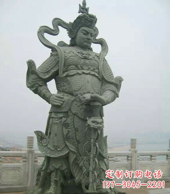 达州寺庙韦陀菩萨石雕